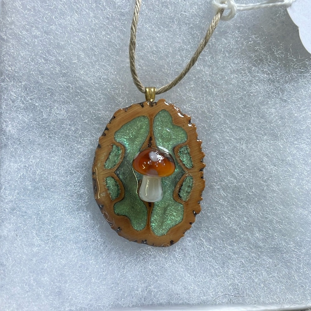 Handmade Walnut Necklace